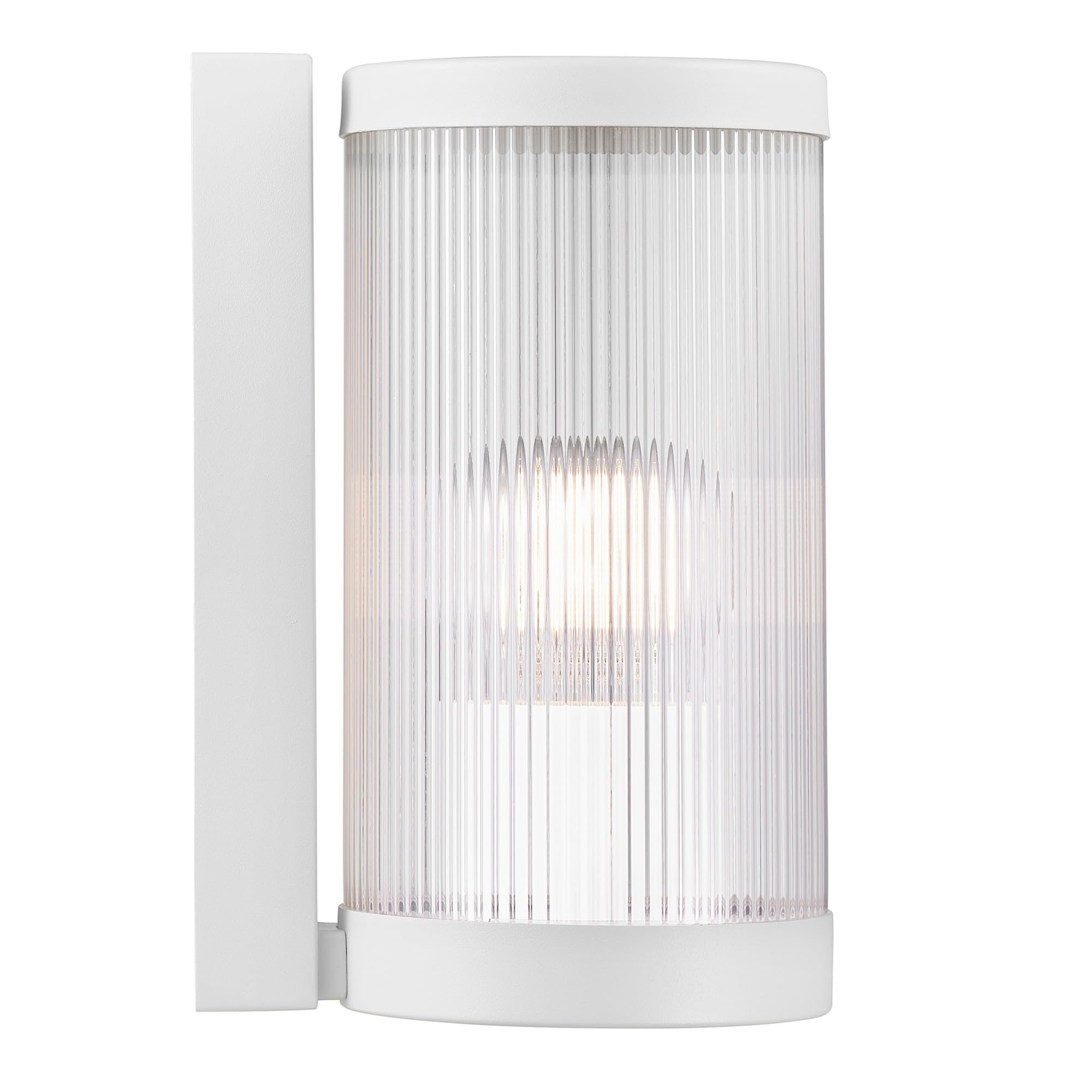Nordlux White Coupar Outdoor Wall Light Plastic E27 Weatherproof - Garden, Patio, Entrance Mains Powered, Ip54