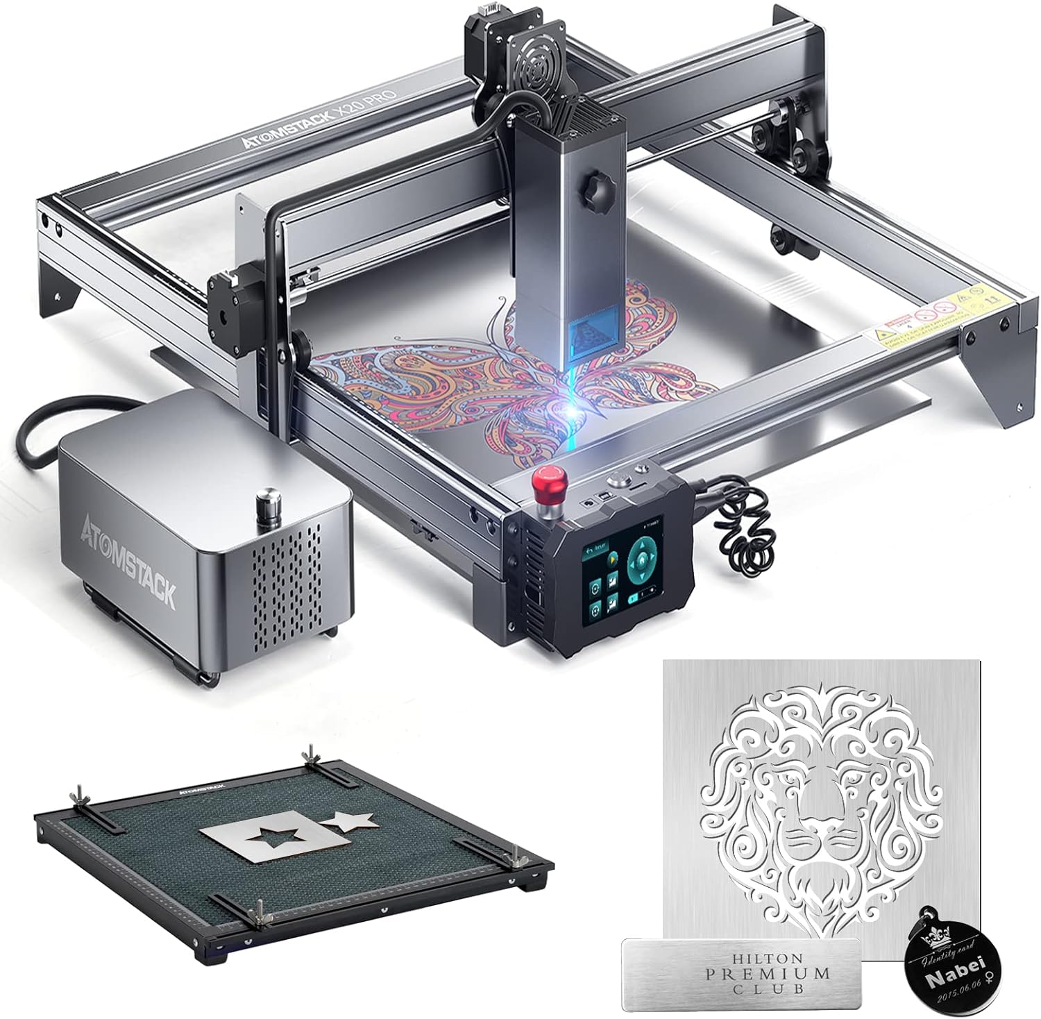 ATOMSTACK MAKER X20 PRO Laser Engraver with F2 Laser Bed,130W