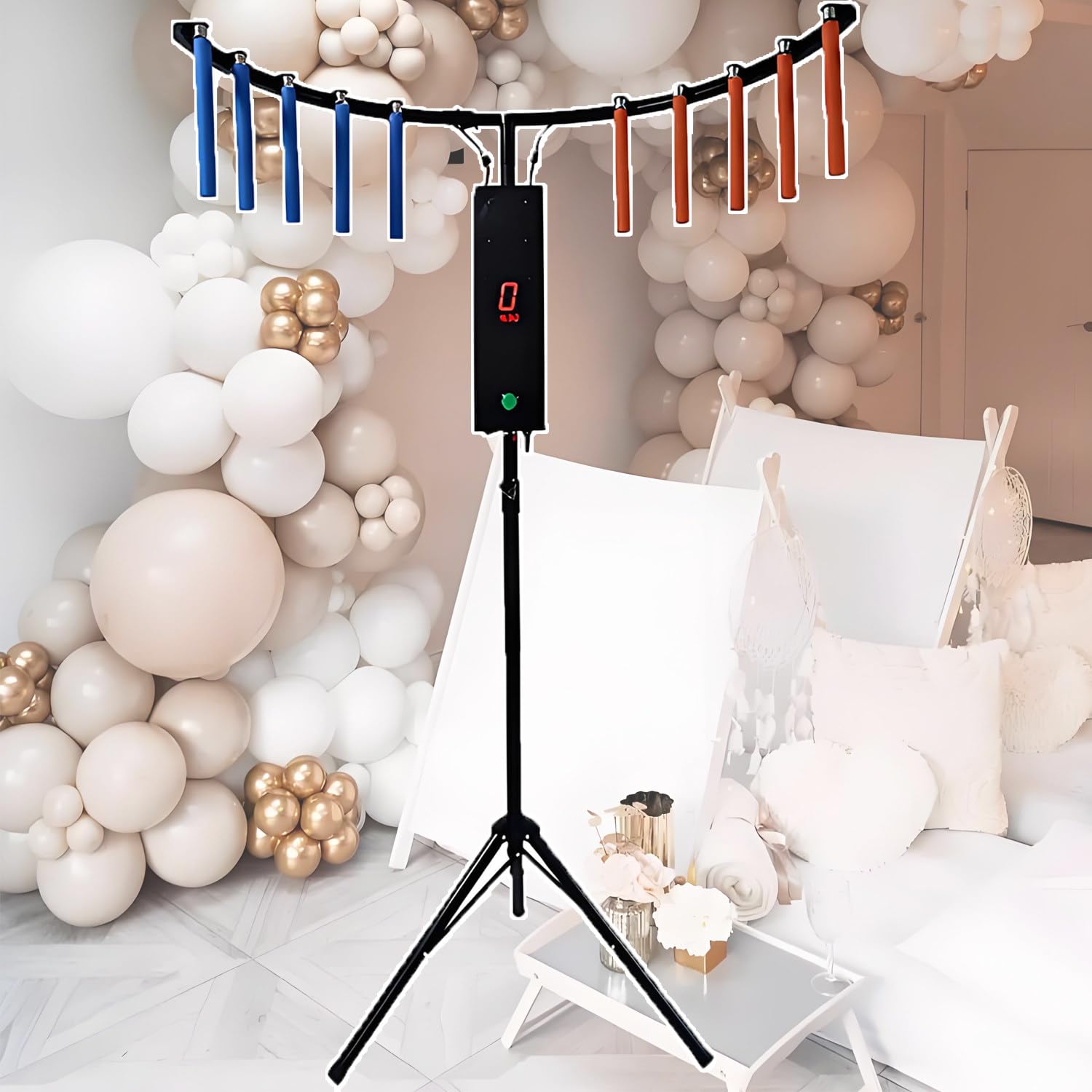 QuinteZhenTially Catch Stick Arcade Game Machine Reflex Sticks Game,Catching Stick Game,Hand Eye Coordination Training,Adjustable Speed,for Corporate Events,Birthday Parties,Family Gatherings Black