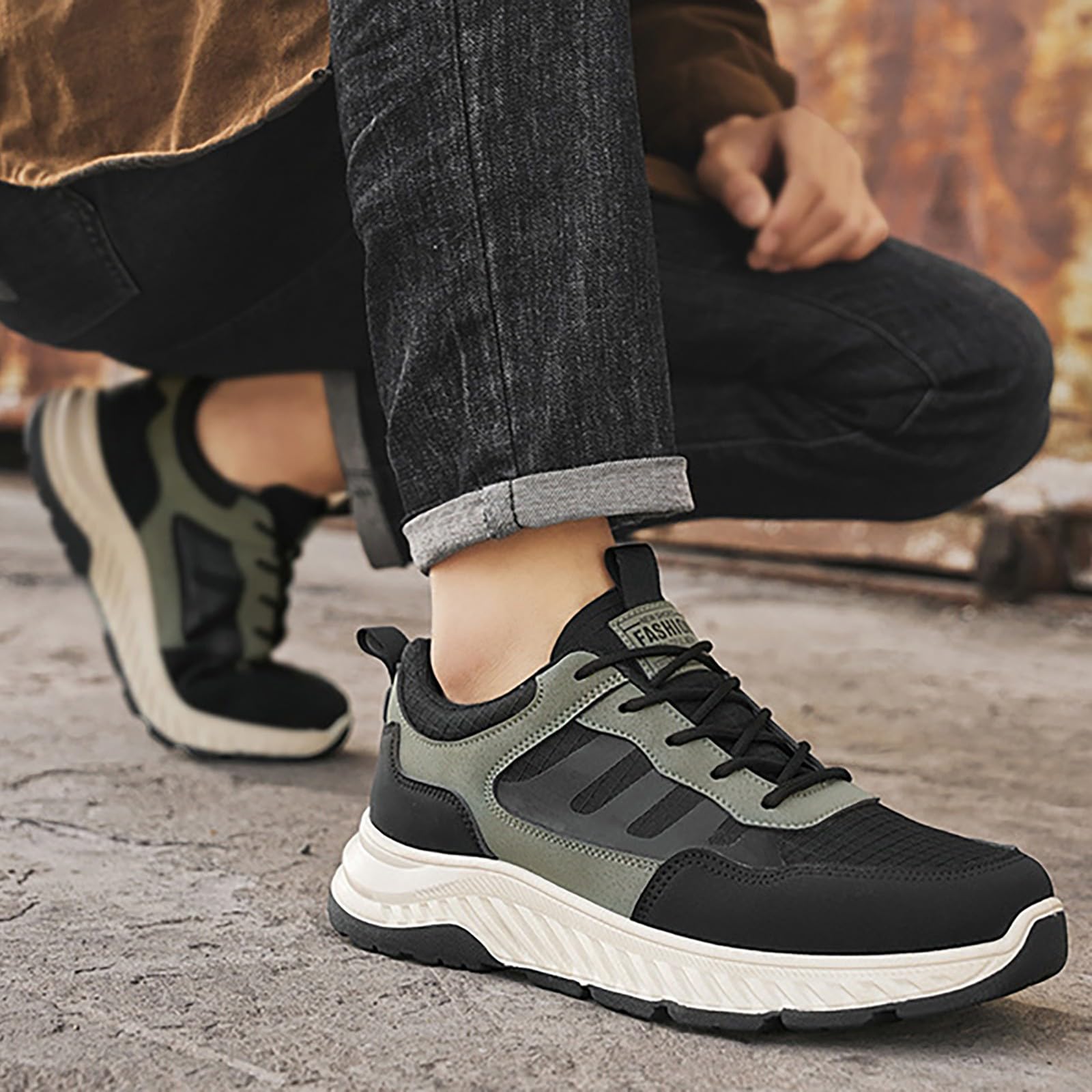 Sneaker Herren 39-44 Freizeitschuhe Herren Breiter Fuß Sommer Weichen Sohle Laufschuhe Atmungsaktiv Joggingschuhe Casual Walkingschuhe Einfarbige Fitnessschuhe Leichtgewichts Sportschuhe