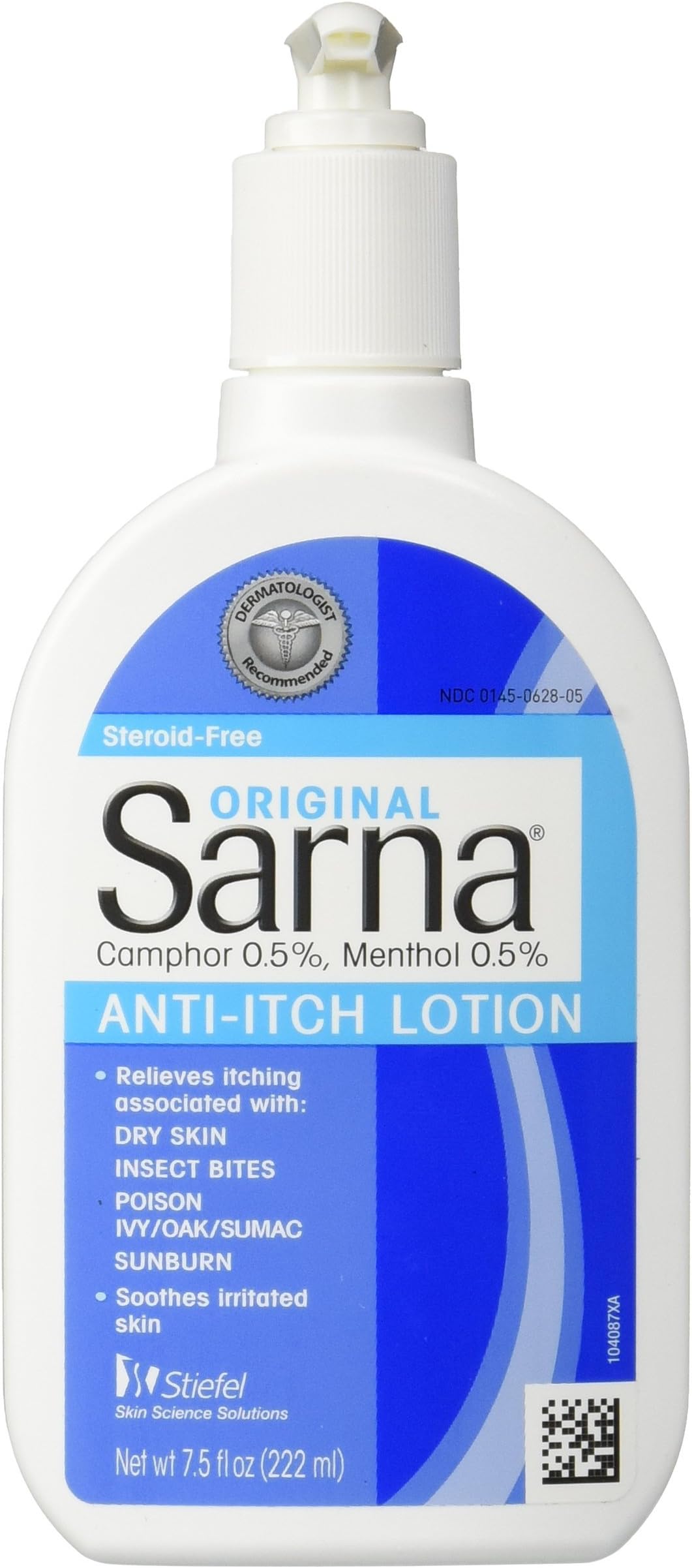 Sarna Original Anti-Itch Lotion for Dry Skin, Insect Bites, Sunburn, Poison Ivy/Oak/Sumac, 7.5 Ounce