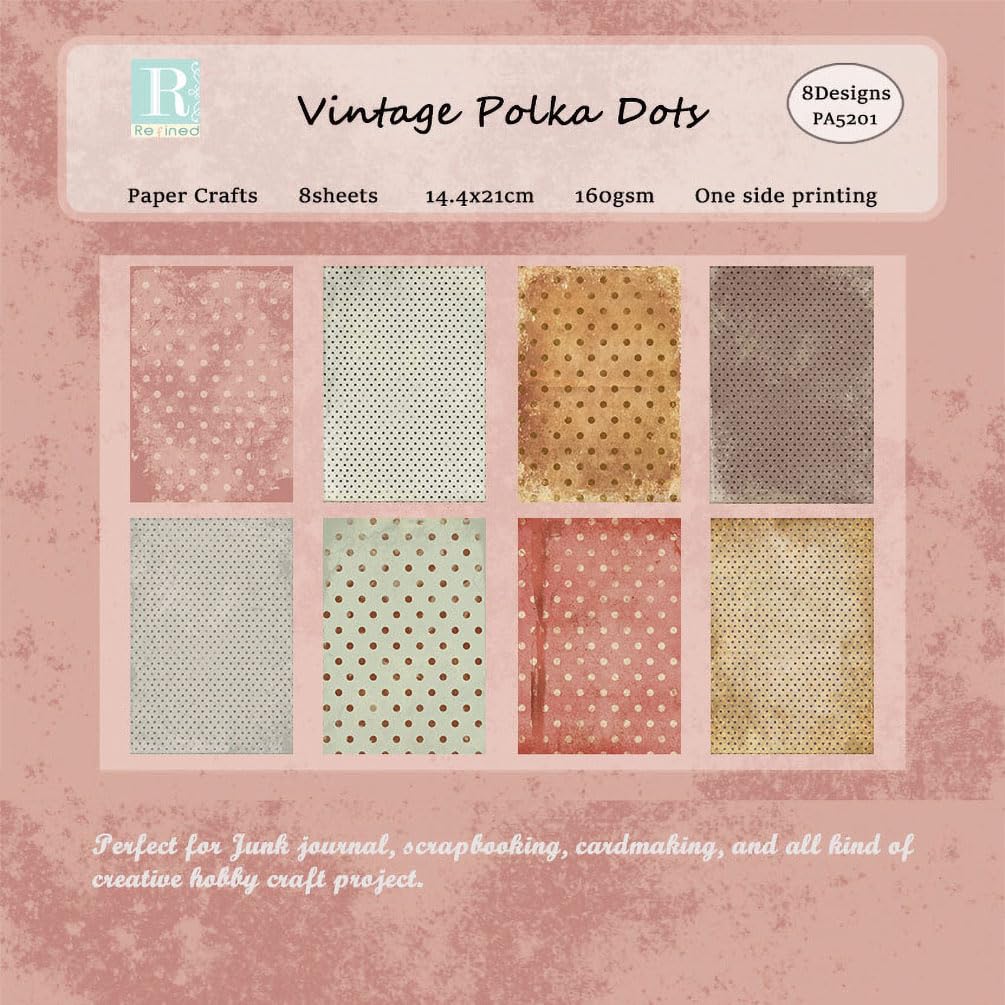 Papel para álbumes de recortes, 24 hojas tamaño A5, paquetes de papel con patrones, cartulina de una sola cara, 8 diseños, papel decorativo for manualidades, suministros for hacer tarjetas y álbumes d