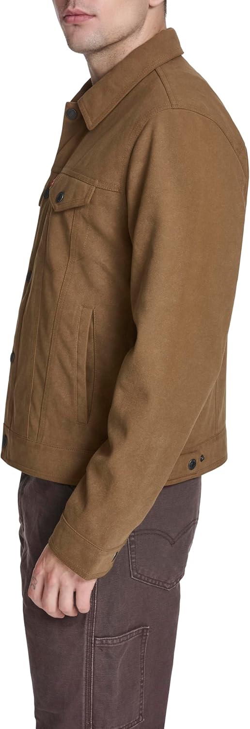 Levi's Men's Faux Leather Classic Trucker Jacket