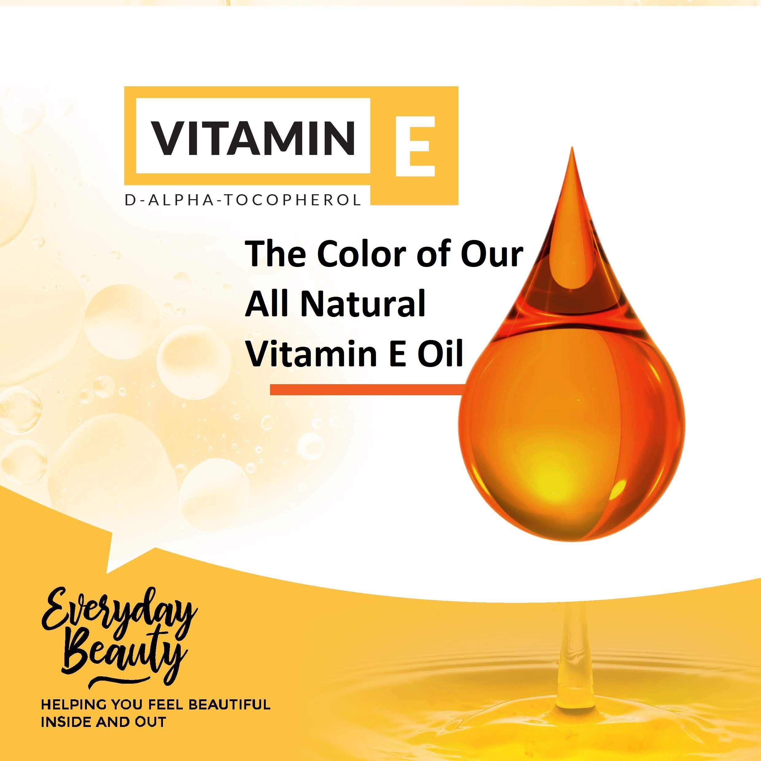 Pure Vitamin E Oil DAlpha Tocopherol 100 Natural 2oz 47,500 IU