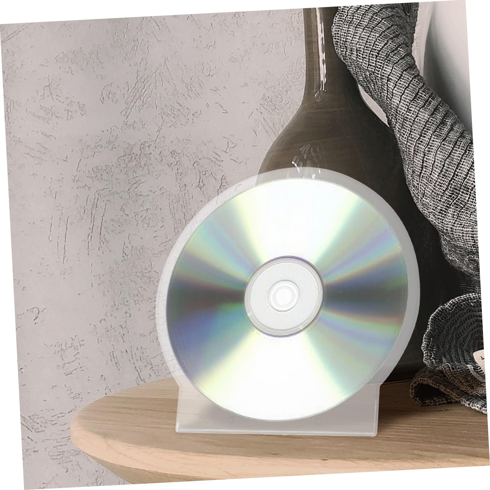 50kawałki Przenośne Pudełka Cd Grube Etui Do Przechowywania Płyt Organizer Dyski Pojemnik Do Przechowywania Płyt Dvd Opakowań Cd