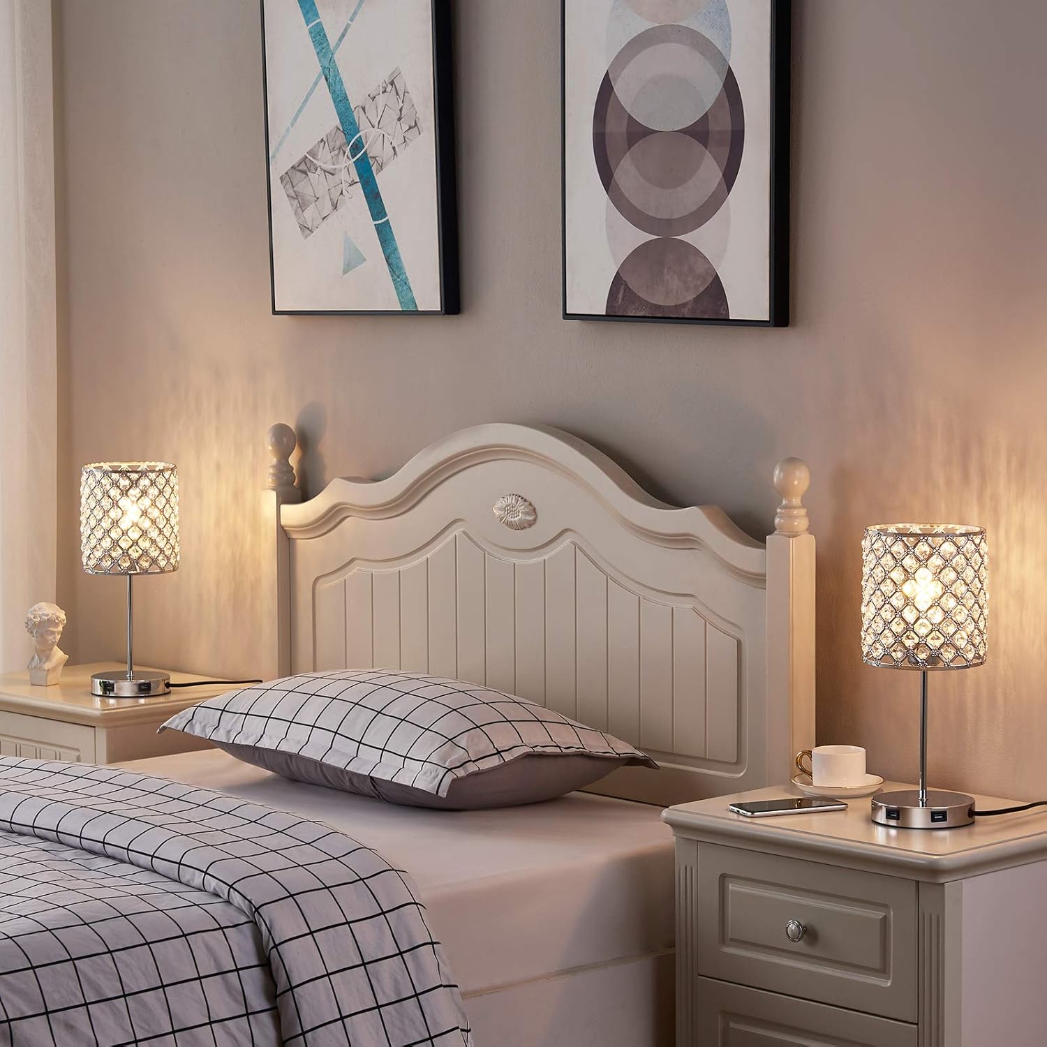Exclusive Discount π₯ Touch USB Crystal Lamp, Sliver Crystal Lamp Set of 2 with Bulbs, Bedside Lamps with Dual USB Ports and 3 Way Dimmable Touch, Nightstand Lamp Desk Light for Bedroom Living Room(Included Bulbs&2 Packs) Top Rated Touch USB Crystal Lamp, Sliver Crystal Lamp Set of 2 with Bulbs, Bedside Lamps with Dual USB Ports and 3 Way Dimmable Touch, Nightstand Lamp Desk Light for Bedroom Living Room(Included Bulbs&2 Packs)