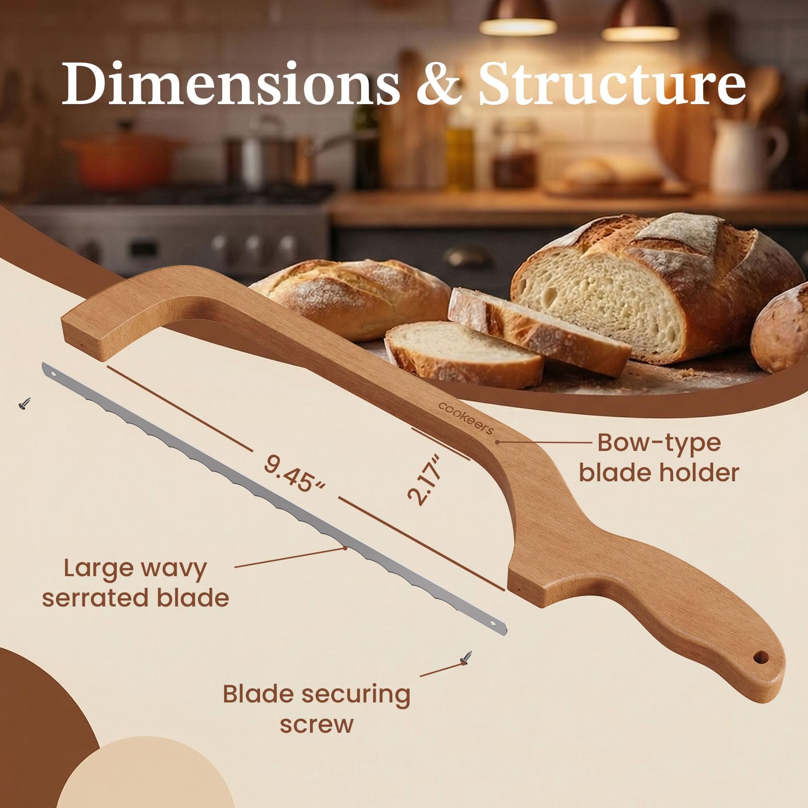 Sourdough Bread Knife - Perfect Slice Every Time -6 Sourdough Bread Knife - Perfect Slice Every Time -6