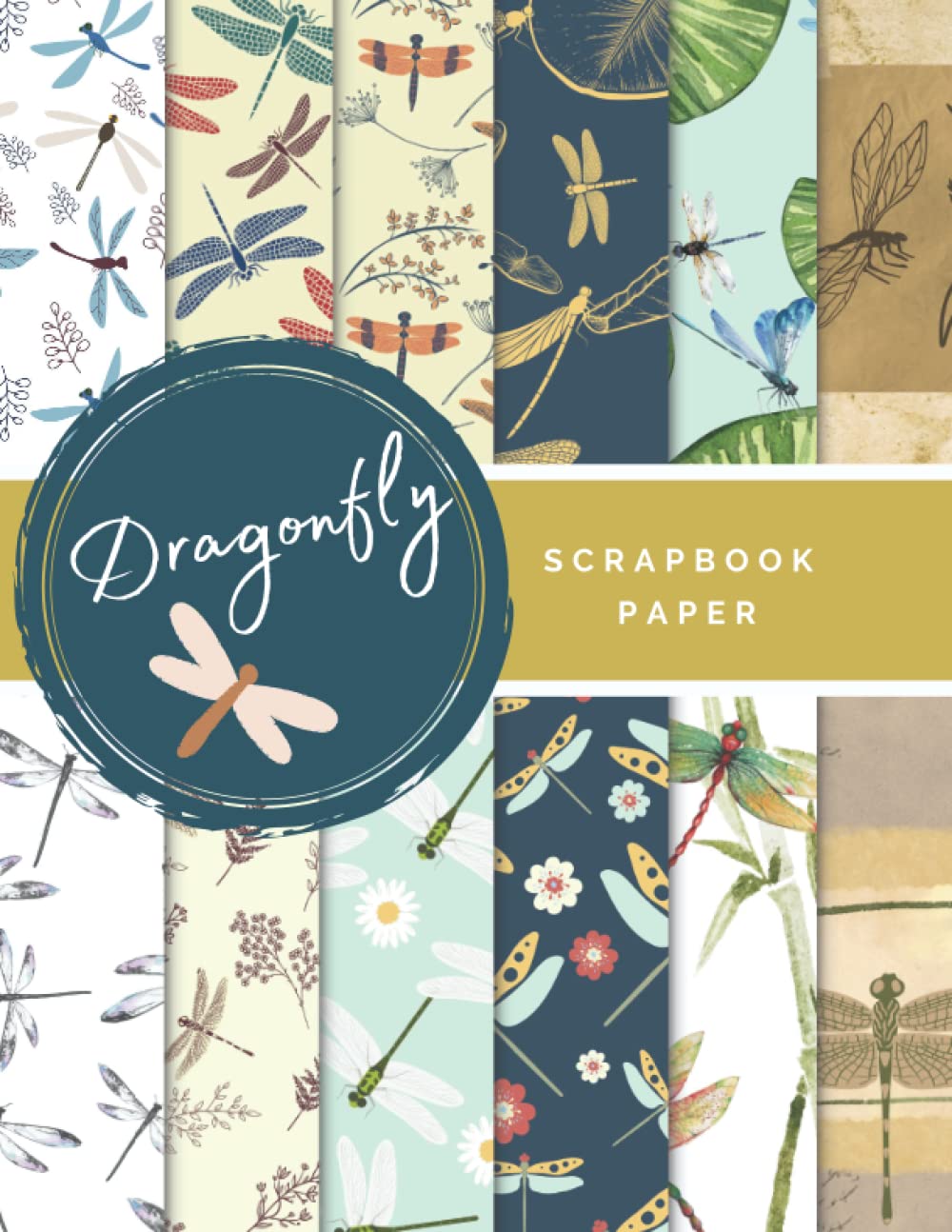Dragonfly Scrapbook Paper: Ideal DIY, Craft Projects, Card Making, Journals, Decorations (Scrapbook Paper Corner)