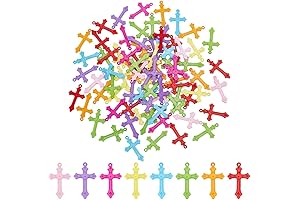 PH PandaHall Cross Charms Crucifix Cross Pendants