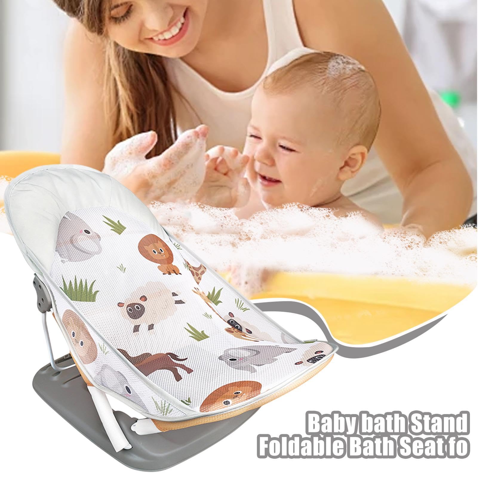 Supporto da bagno per il bambino sedile da bagno pieghevole per bagno