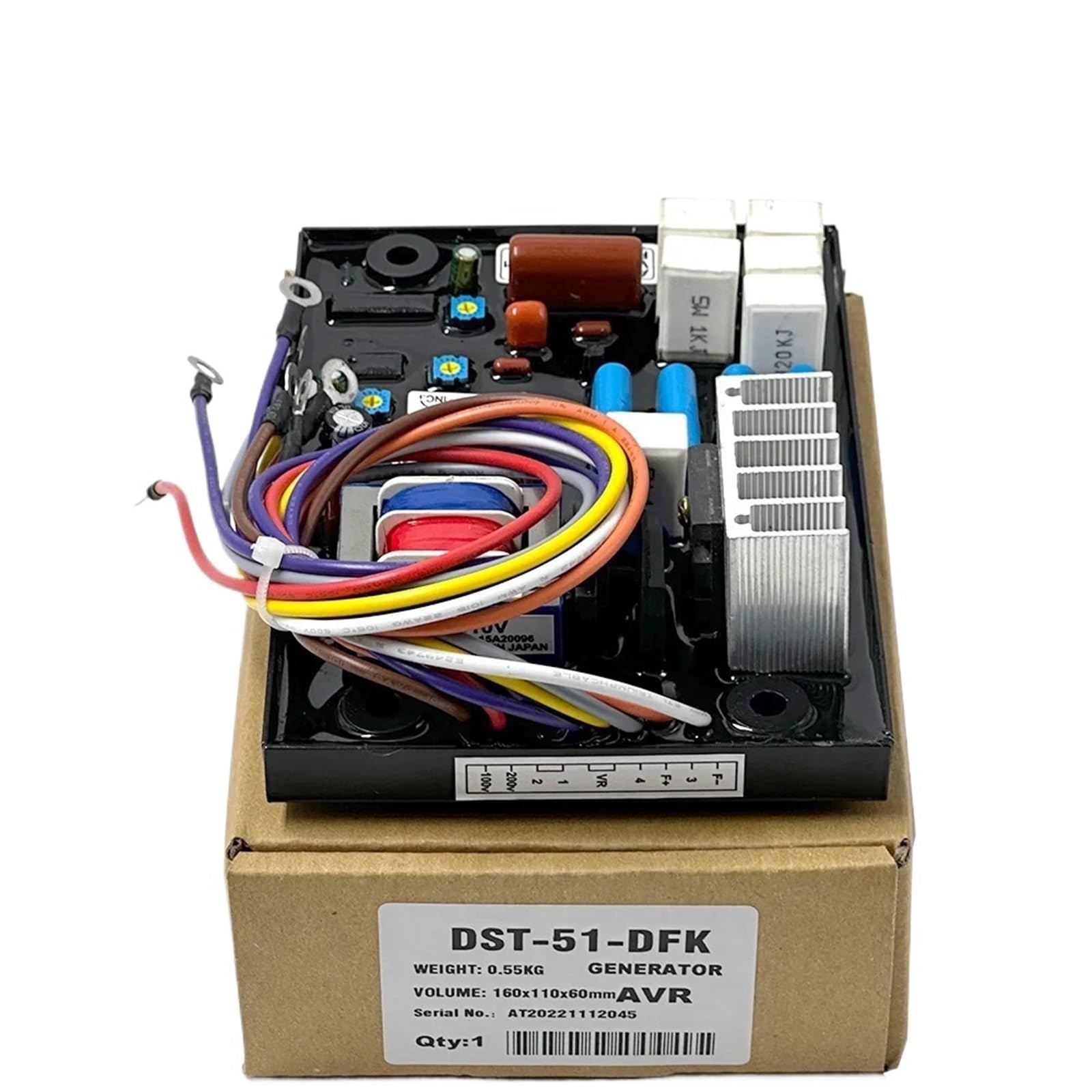 CSKWLLNBC 1pcs AVR DST-51 DST-51-DFKV Generator Automatic Voltage Regulator Stabilizer For Control Adjuster Module Parts