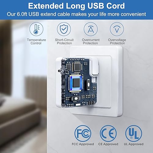 Miniatura 5 de USB C Charger for Mac Book - MFi Certified 96W Power Adapter, Fast Charger Block with 6Ft Cable, Laptop Charger for Mac Book ProAir 16151413 Inch,
