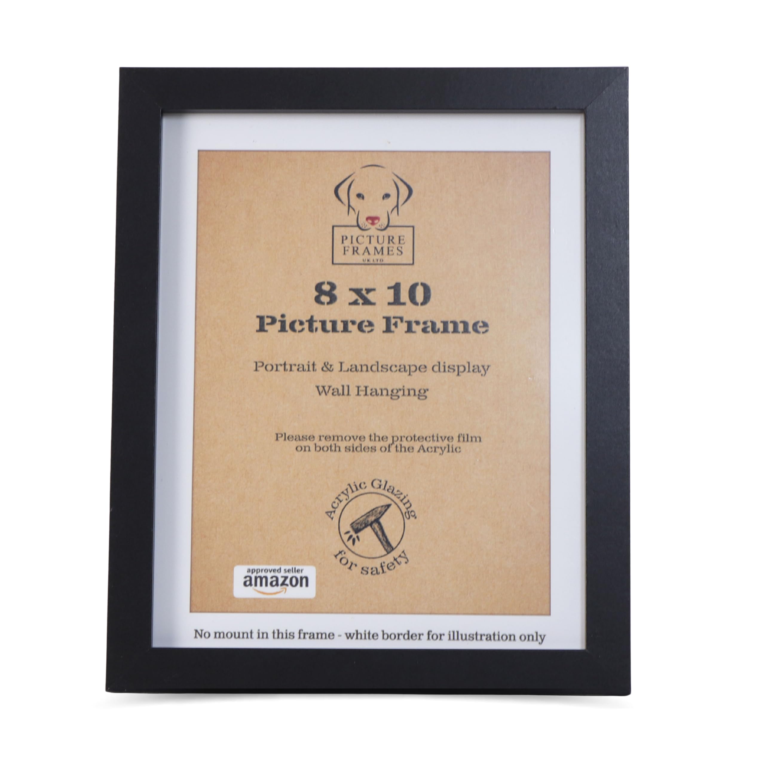 Buy 10x8 Black Frame,10x8 Photo Frames, Black Photo Frames 8x10