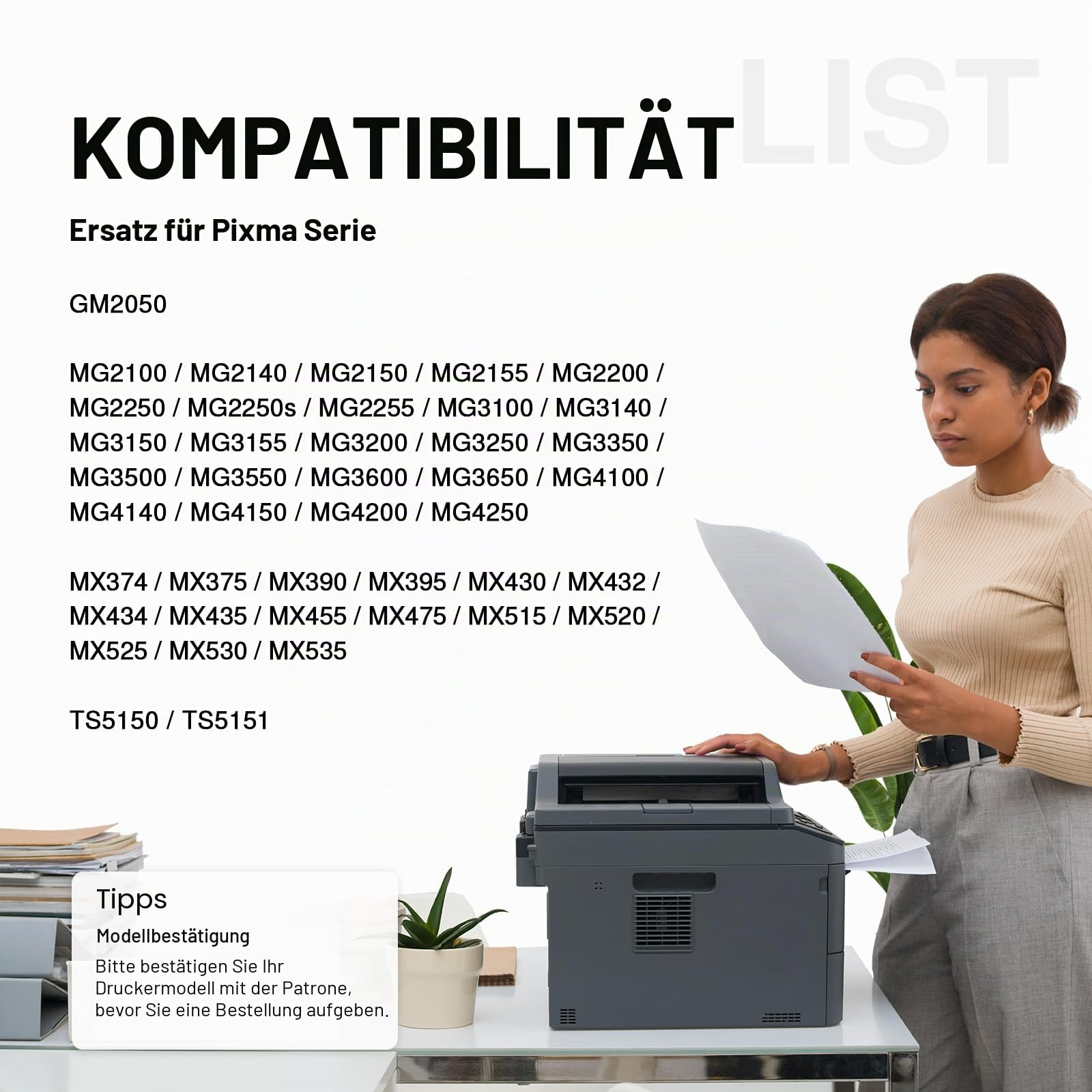 Economink PG-540XL CL-541XL Multipack Wiederaufbereitete Druckerpatronen Kompatibel für Canon 540 541 XL, für Pixma MG4250, TS5150, MG3650, MG3550, MX475 (1 Schwarz, 1 Farbe)