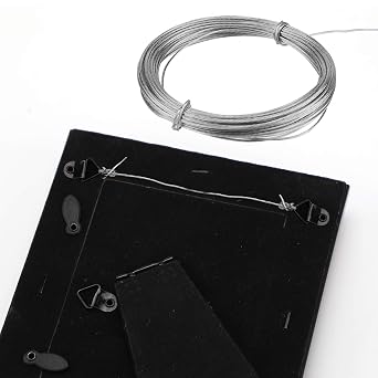 Savita 32.5 Feet (10m) Picture Hanging Wire for Mirrors, Clock, Art Work, Photo Frame