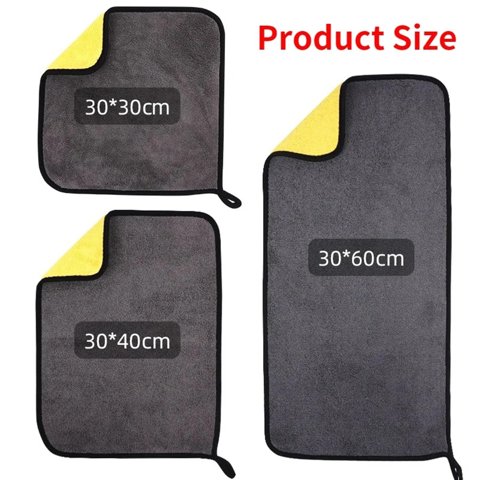 Panno Per La Pulizia 10/5 PCS Lavaggio Auto Asciugamano In Microfibra Pulizia Auto Asciugatura Del Panno Asciugamano Asciugamano Cura Dell'auto Detailing Asciugamano Lavaggio Auto Forniture(30x60cm-10