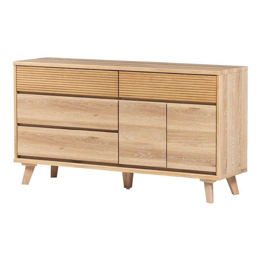 Amazon｜tac INTERIOR サイドボード 幅150cm 3段 引き出し