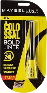 Maybelline New York Colossal Bold Eyeliner, Black, Glossy Finish, 15g Price In India