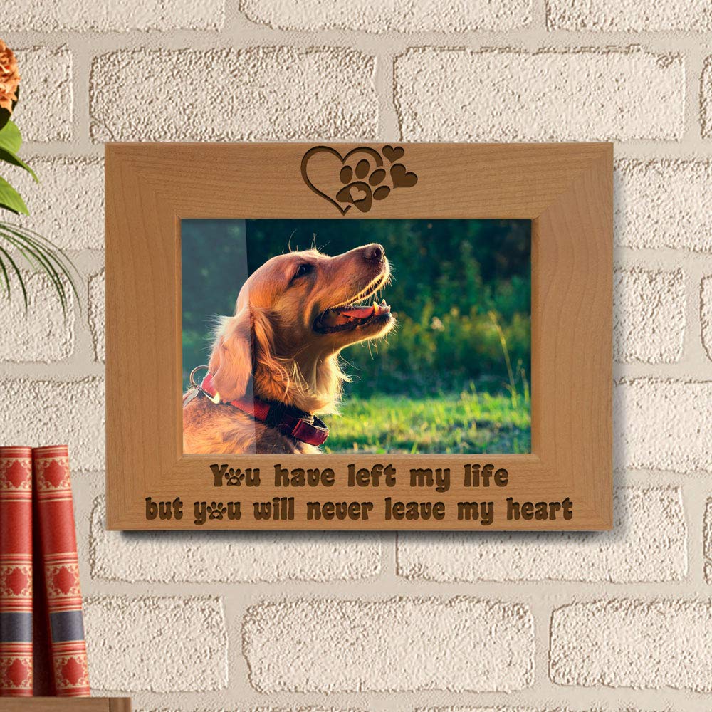 Pet Memorial Frame - You'll Never Leave My Heart -4