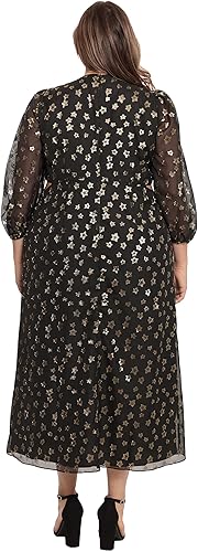 Miniatura 7 de Donna Morgan Vestido de fiesta de manga larga para mujer, fiesta y cóctel