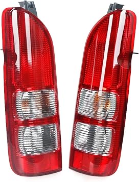 Car Left And Right Tail Light Rear Brake Lamp Signal Light,Compatible With Toyota Hiace HiAce Commuter 2005-2019 Replacement Car AccessoriesWith line a pair