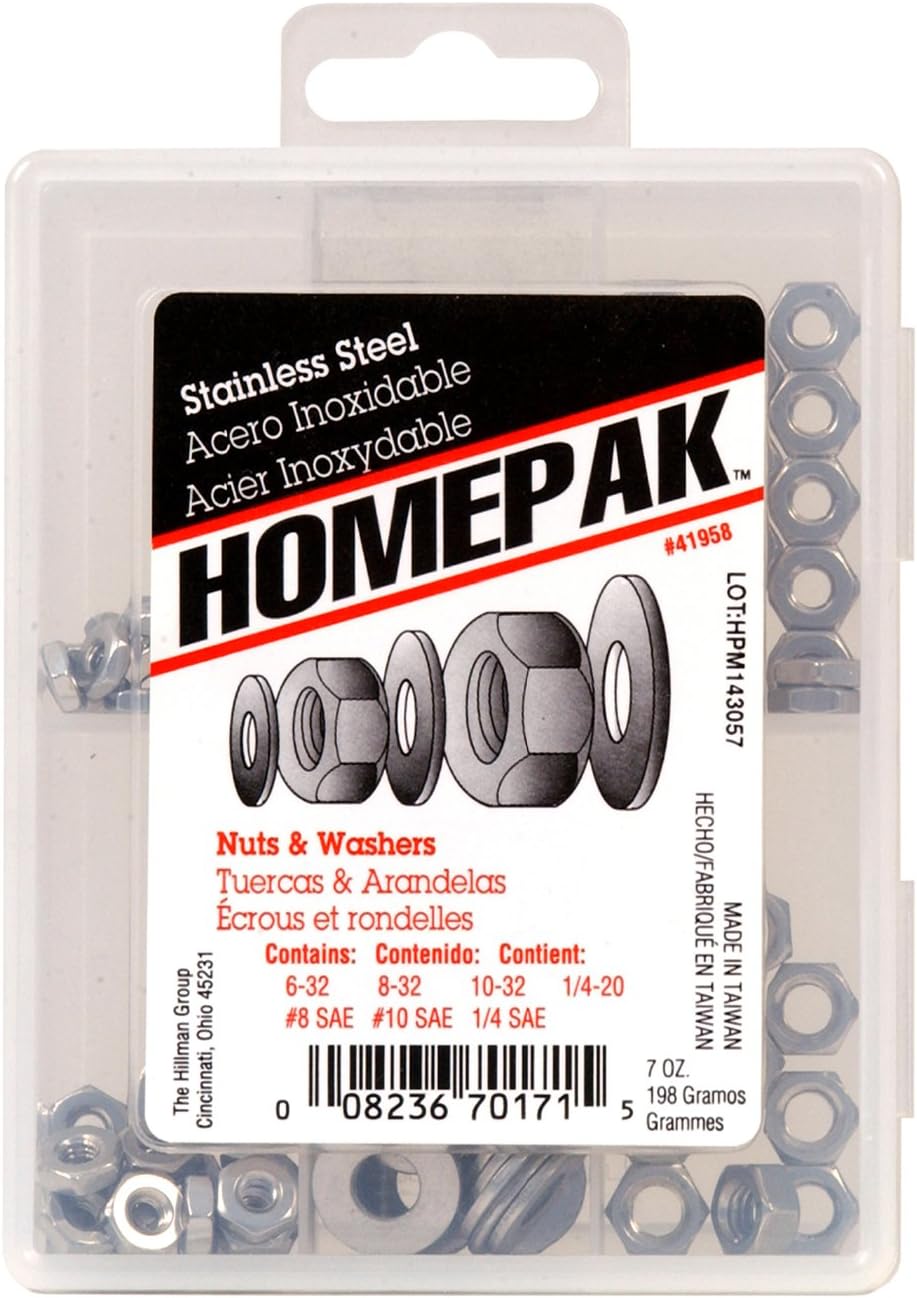HOMEPAK 41958 Nuts and Washers