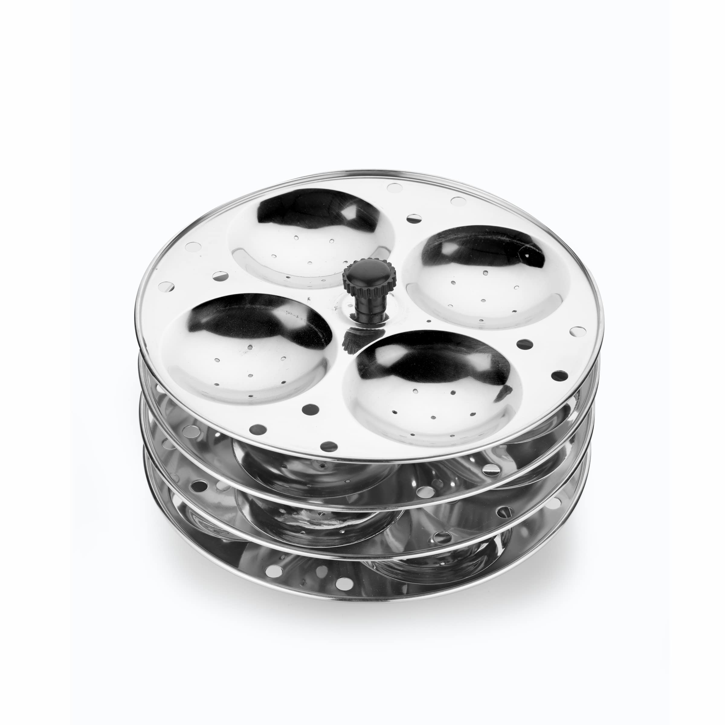 Amazon.com: Stainless Steel 4 Idli Plates |16 Idlis | Heavy