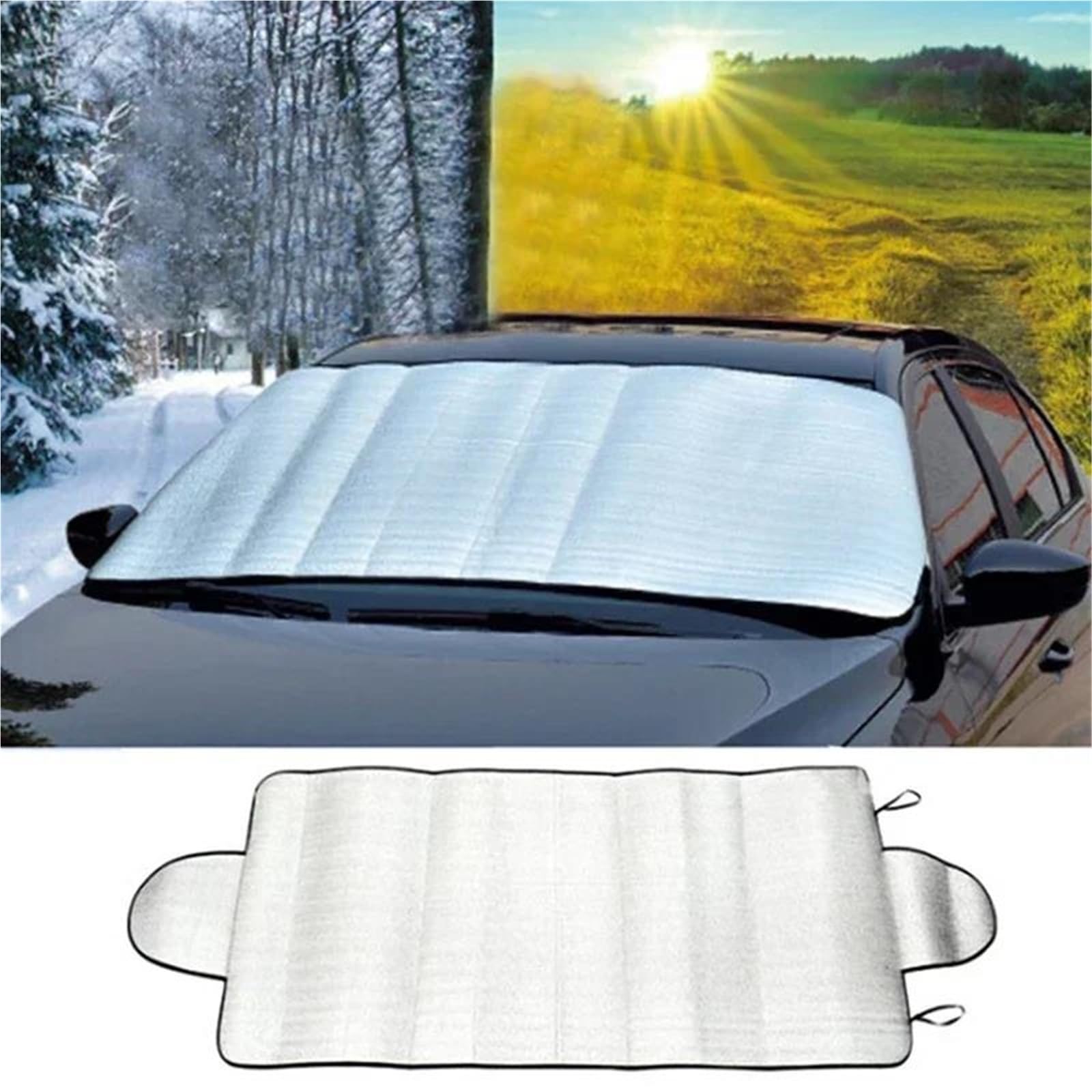 Copinverno Ertura per Parabrezza Auto Copertura Protettiva Invernale per Parabrezza Anteriore per Protezione da Neve per Auto Universale