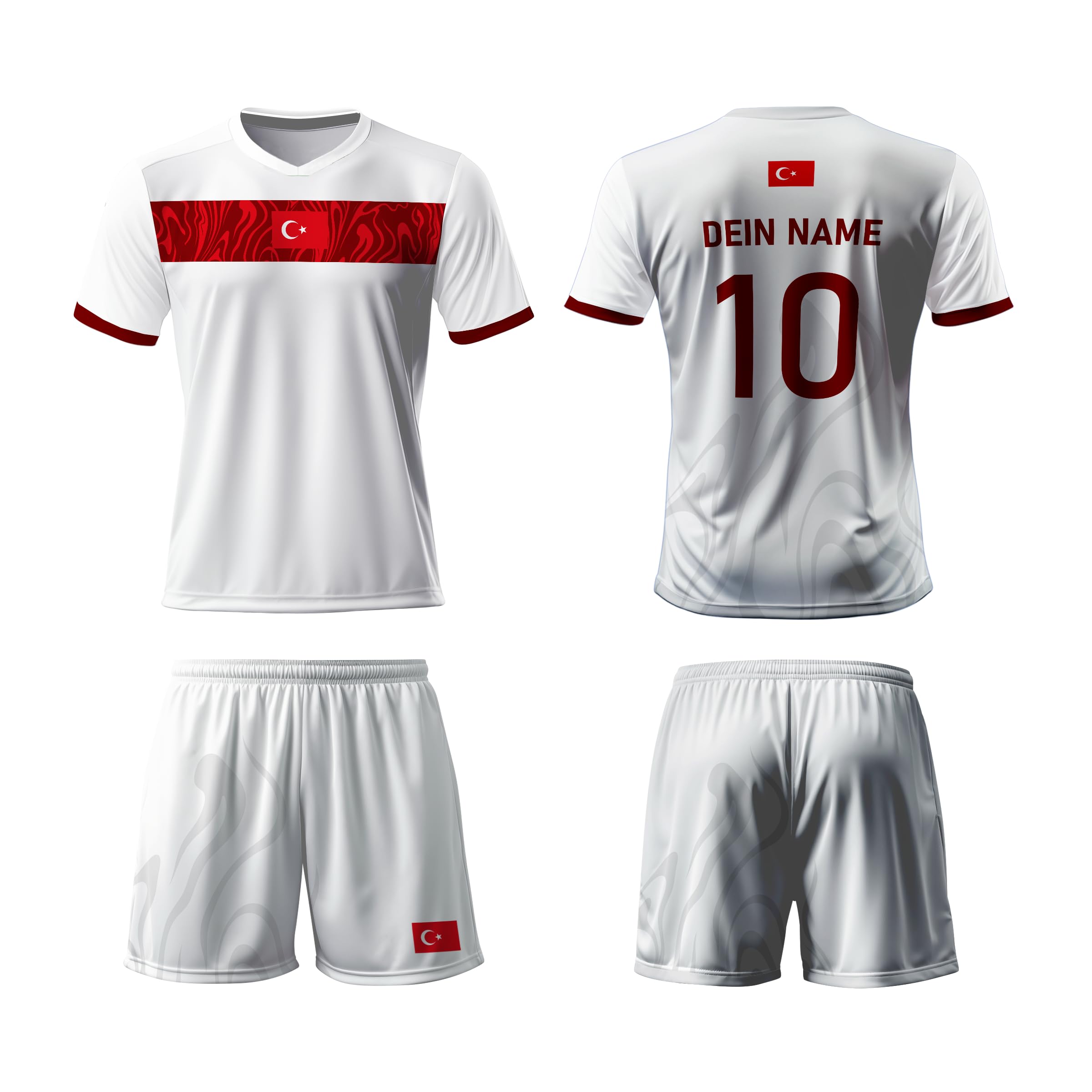 Personalisiert Trikot Kinder, WM 2026 Fußball T Shirt mit Eigenem Namen Nummer Logo,Einzigartiges WM-Design Geschenk für Kinder Jungen Damen,Atmungsaktiver