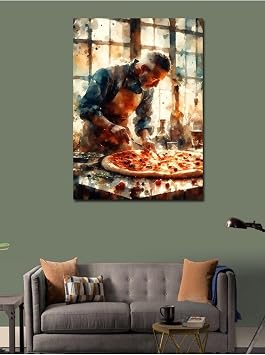 Tablo Mega Kanvas Tablo Pizza Ustası 50 X 70 Cnvsdkey-125186-50-70