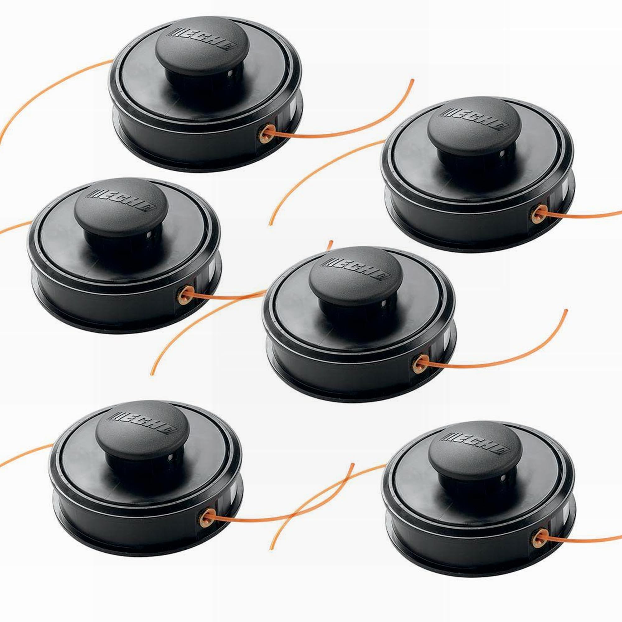 Arbor King Genuine Echo SRM Echomatic Trimmer Bump Head/Fits All SRM Straight Shaft Trimmers - Trimmer Head Only/Shop Pack (Qty 6) / 21560070