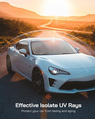 Miniatura 5 de Parasol para parabrisas de automóvil para Toyota Camry 2015-2017 con alerta de salida de carril o luces altas automáticas, persianas de ventana de