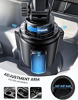 Vista 5 de Lamicall Cup Phone Holders for Your Car - [Thick Cases Friendly] Universal Adjustable Cell Phone Car Mount for Truck Golf Cart iPhone 17 16 Galaxy