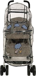 Garessi 9002N - Burbuja de lluvia universal para silla de paseo, diseño de nubes