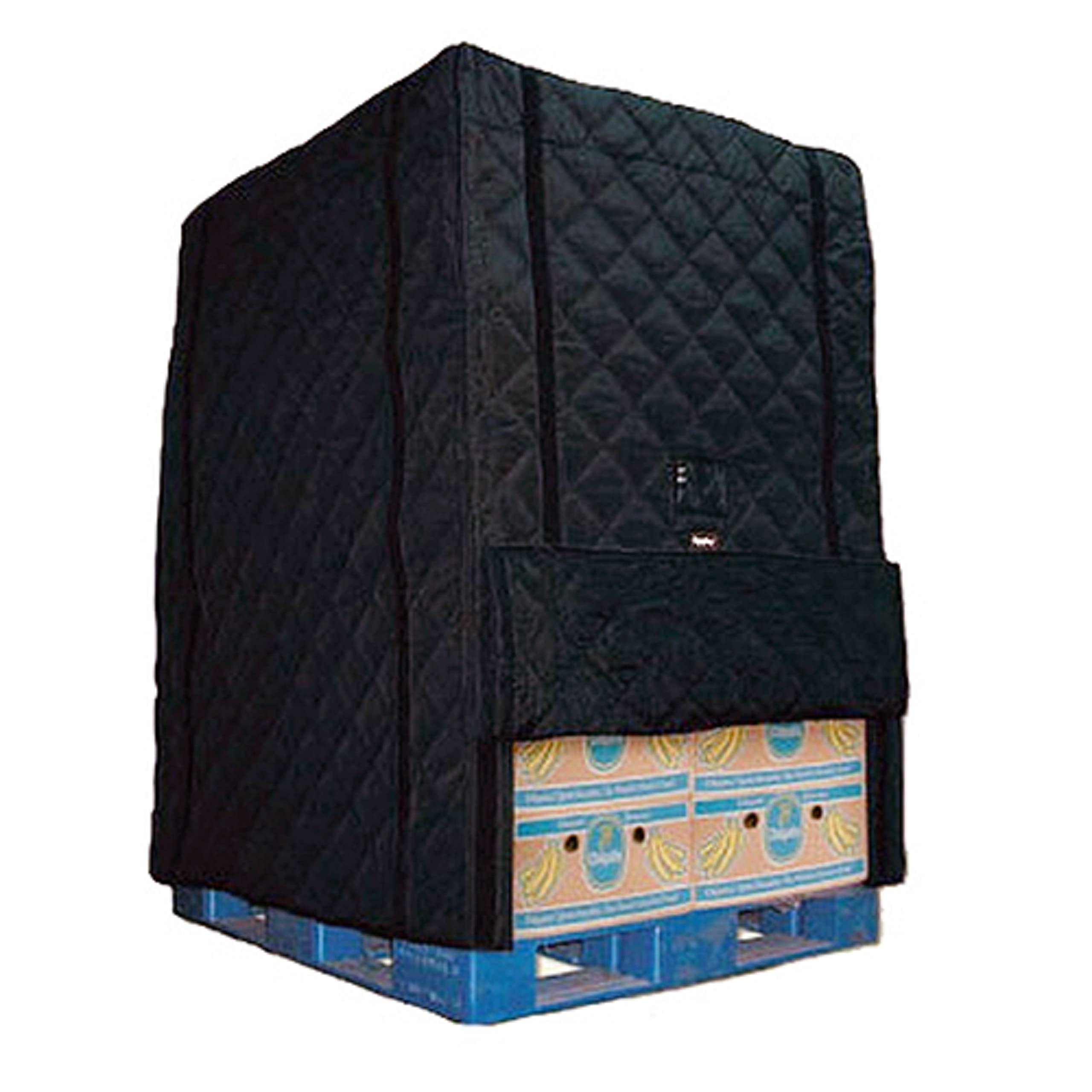Black Fabric Insulated Pallet Cover | (Black, 48