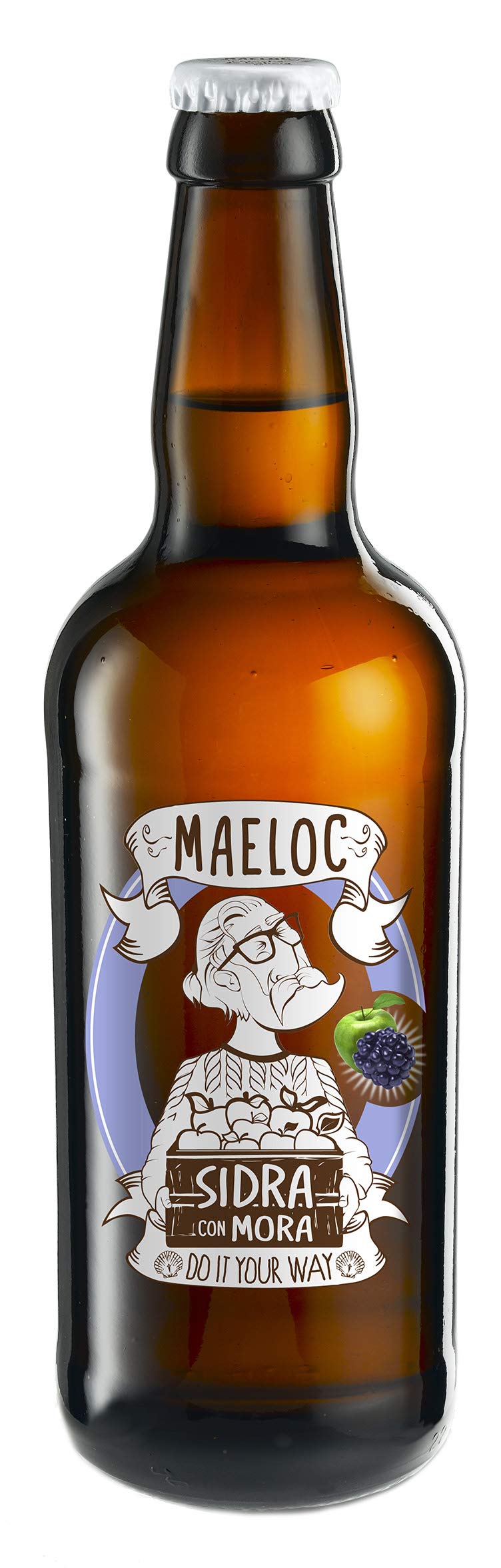 Maeloc Sidra con Mora - 12 botellas x 500 ml