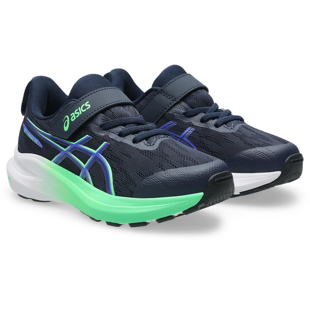 ASICS Boys Gt-1000 14 Ps Sneaker, Midnight Vital Green, 9 UK