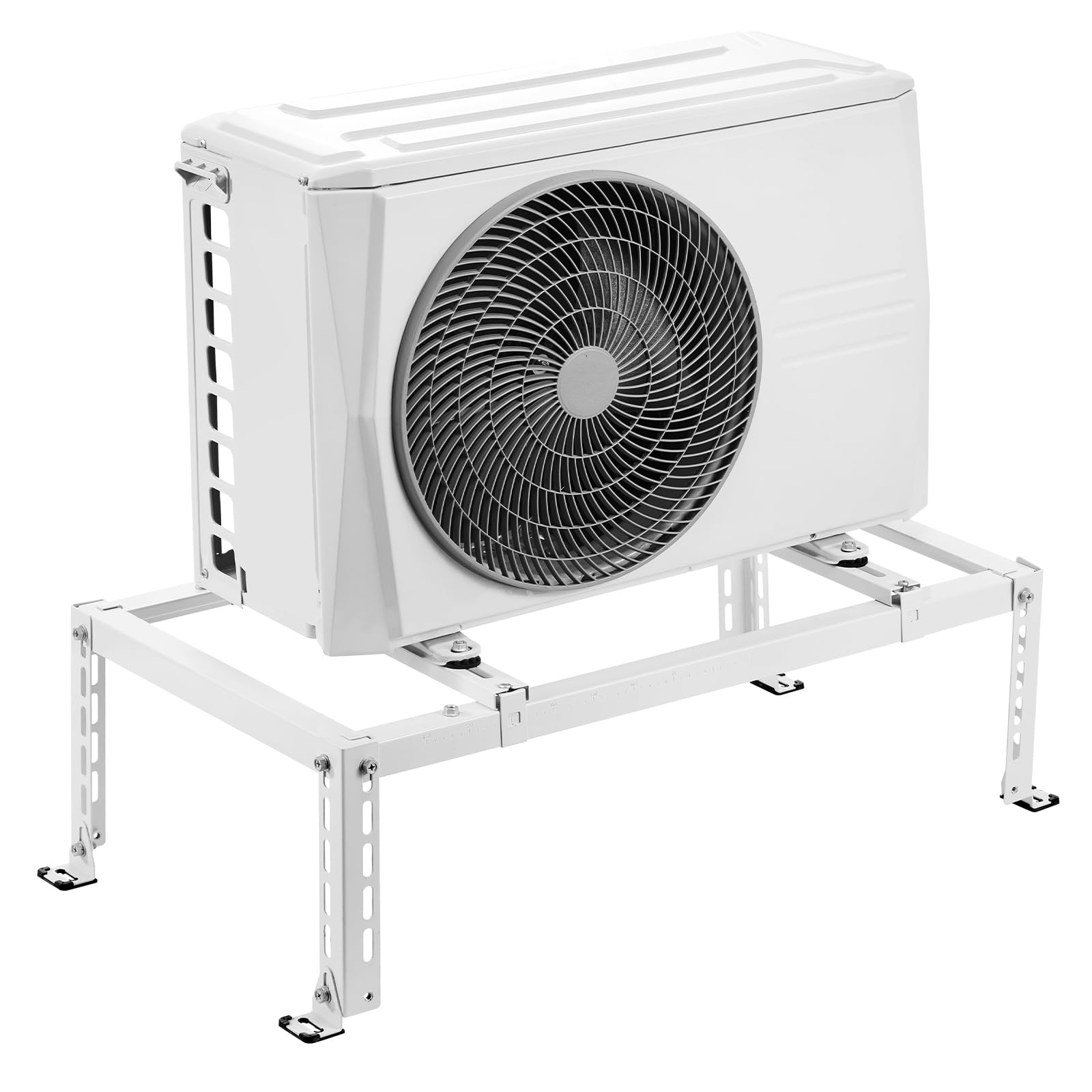 VEVOR Soporte de Suelo para Minisplit Ajustable y Antivibración para Aire Acondicionado sin Conductos 9000-24000 BTU Soporte de Base Resistente Capacidad de Carga Máxima de 250 kg, 90 x 50 x 30 cm