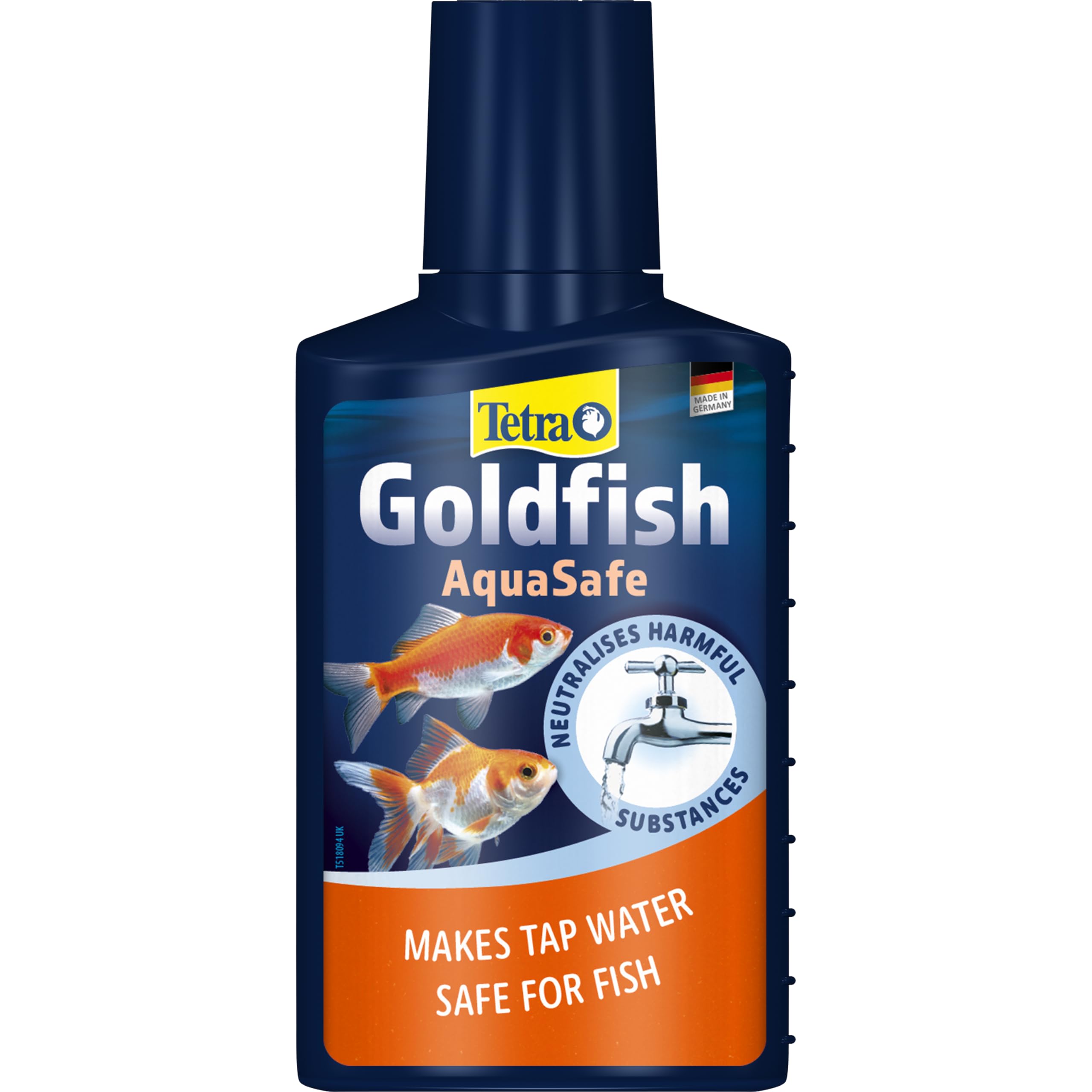 Tetra Goldfish AquaSafe to Turn Tap Water into Safe and Healthy Water for Goldfish, 100 ml