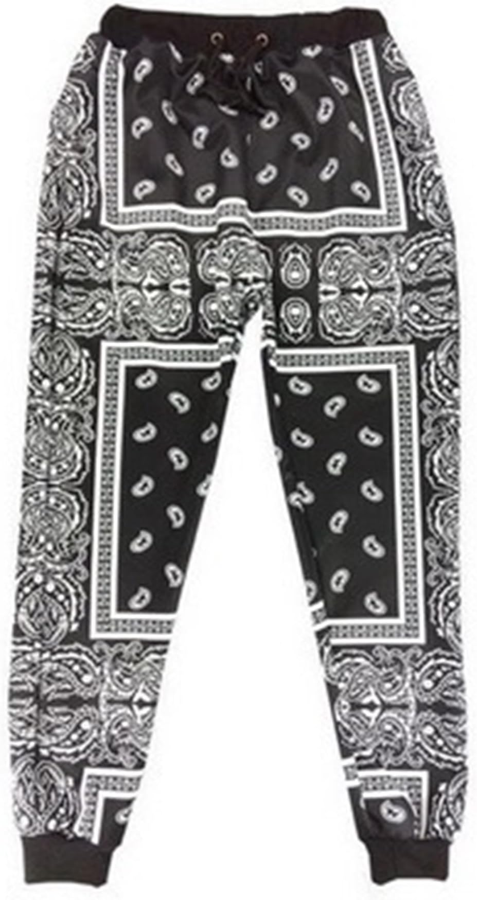 GIGA JoggersUnisex Harem Bandana Paisley Sweatpants Joggers Hip Hop Pants Trousers