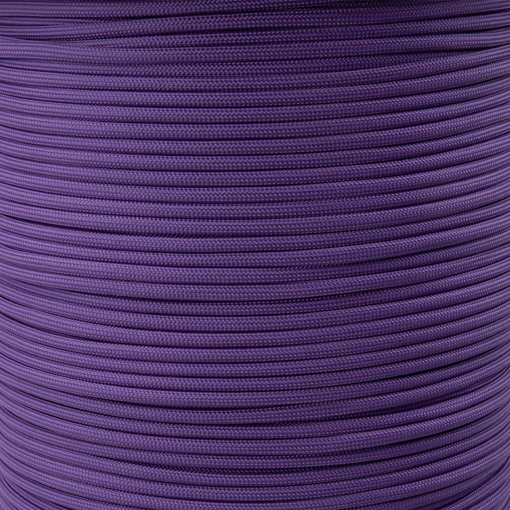 Paracord Planet Solid Color 550lb Paracord – 7 Strand Type III Nylon Cord for Indoor and Outdoor Tasks – Iris (100 ft)