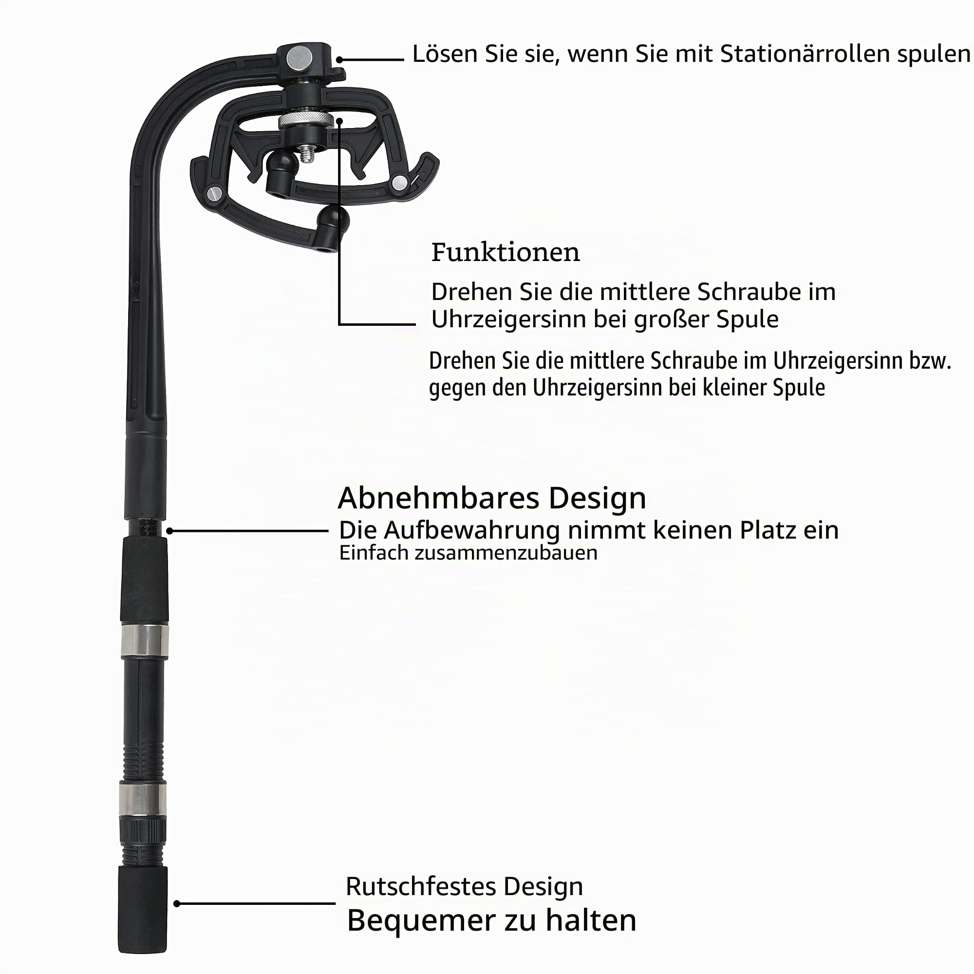 Shaddock Fishing Angeln Schnurspulgerät Aufspulgerät Schnurwickler Maschine Tragbare Angelschnur Aufspulen Schnurspulstation Spule Station Angelgerät Angelwerkzeuge Zubehör