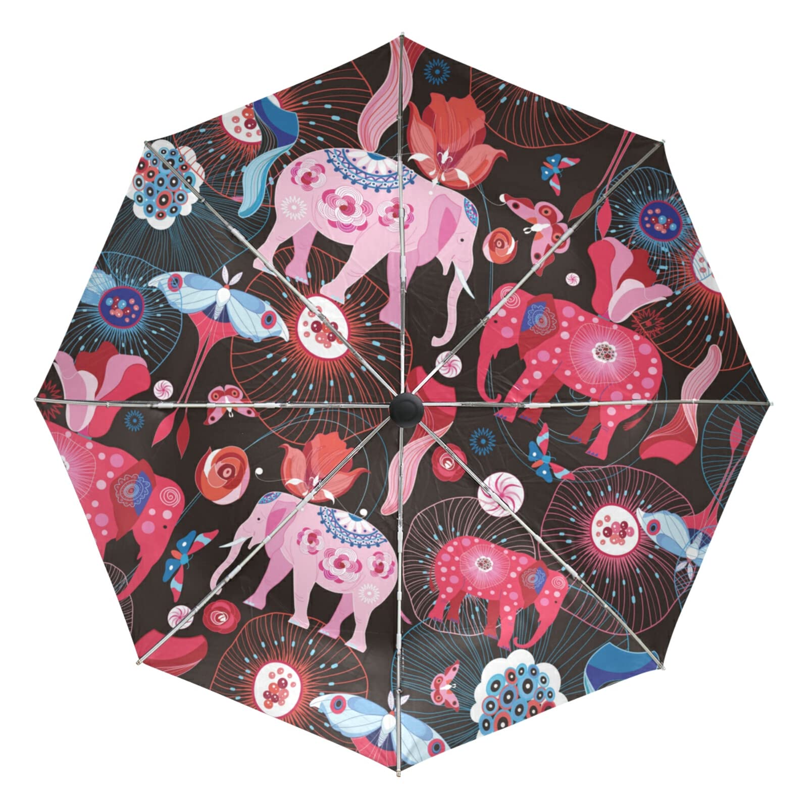 Parapluie pliant automatique coupe-vent robuste pour pluie intense