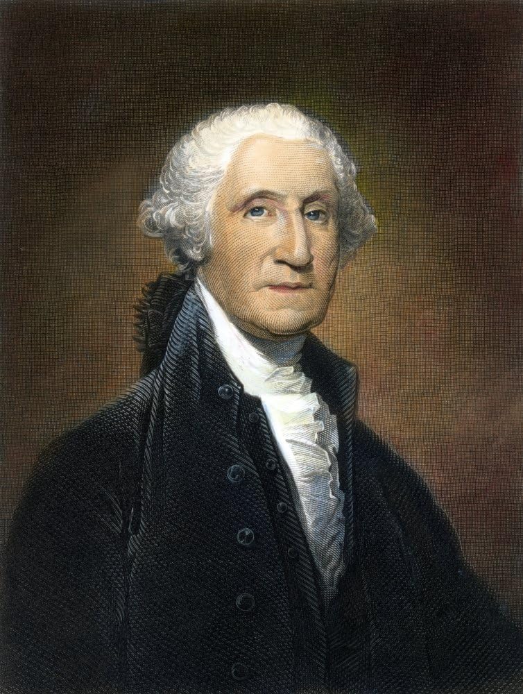 George Washington N(1732-1799) First President Of The United States Engraving After Gilbert Stuart 1796 Poster Print by (18 x 24)