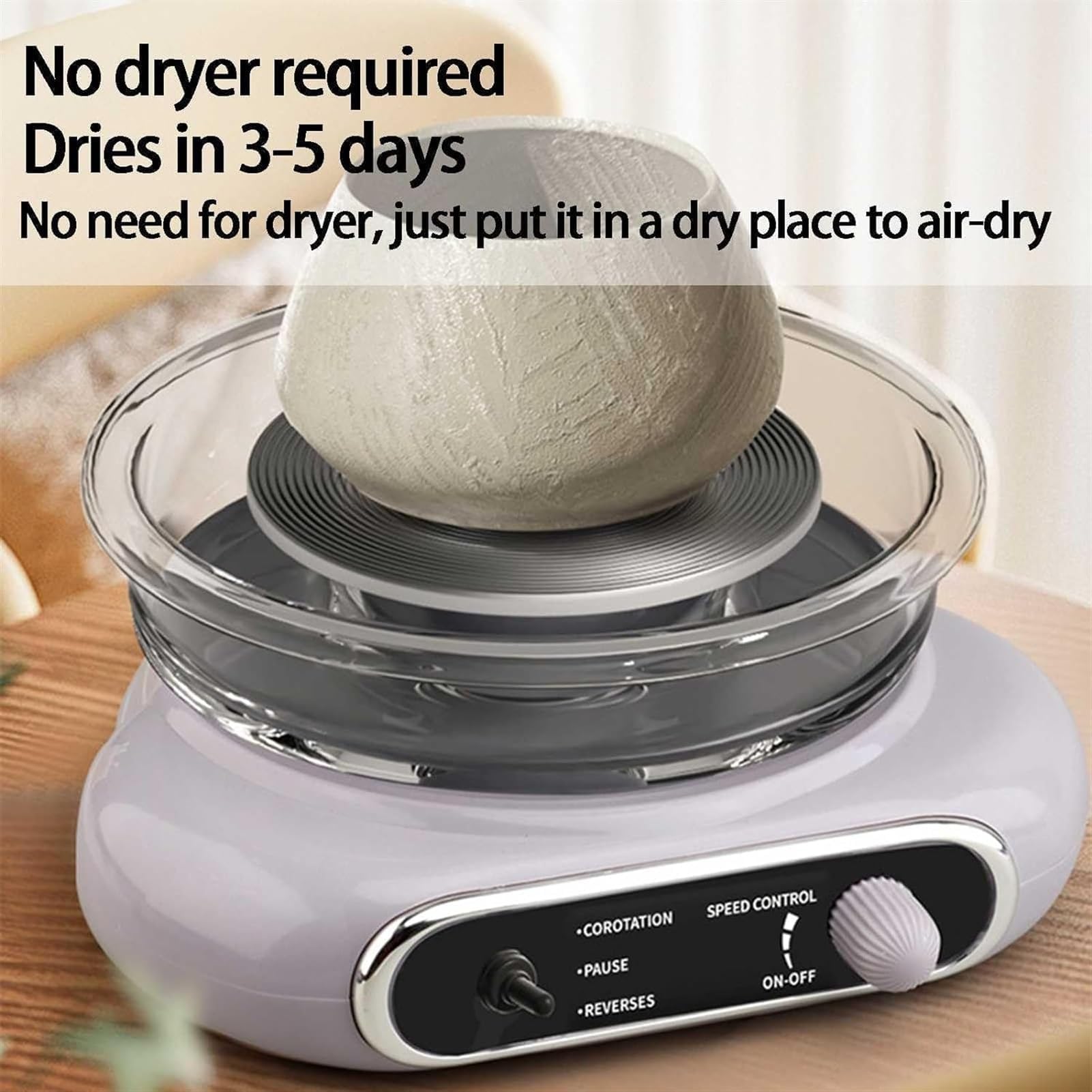 PEIXEN Roue De Poterie électrique Pour Débutants, Contrôle De La Pédale