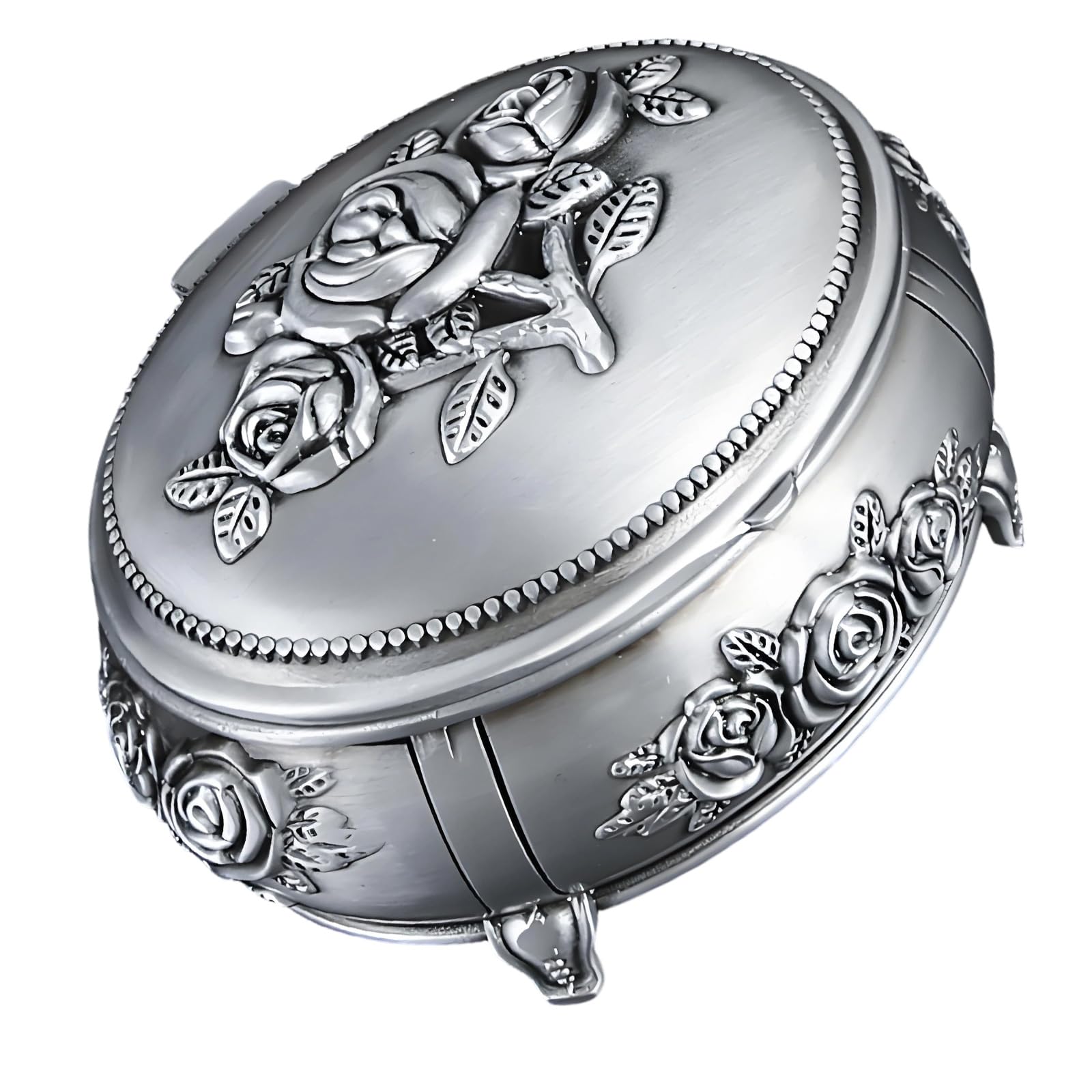 Jazuaiao Sophisticated European Collection Jewelry Box Constructed with Alloy for Secure Storage Elegant Storage