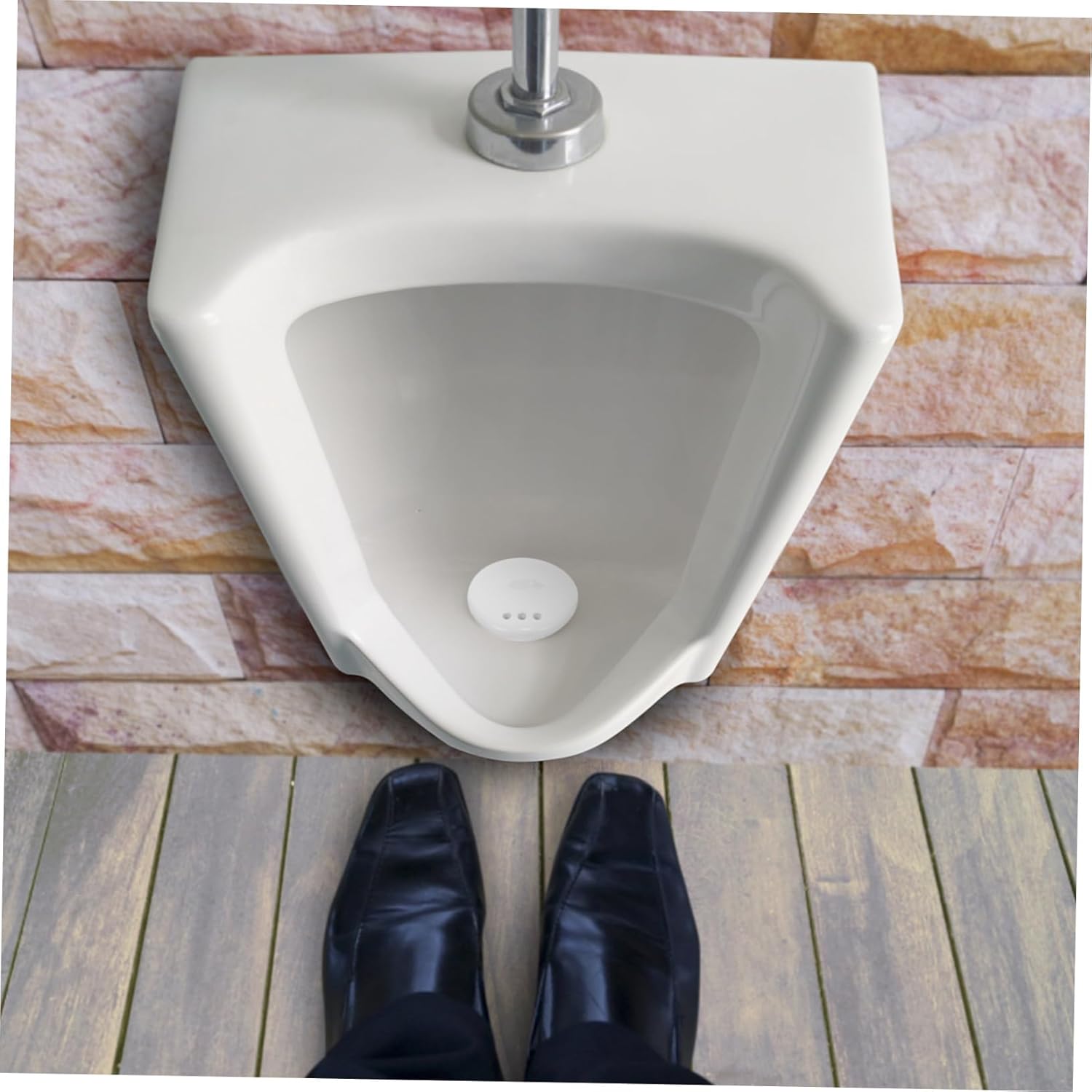 Ceramic Urinal Strainer Stopper for Men S Urinals Bathroom Accessory Secure Fit Prevents Movement Smooth Surface for Easy Cleaning