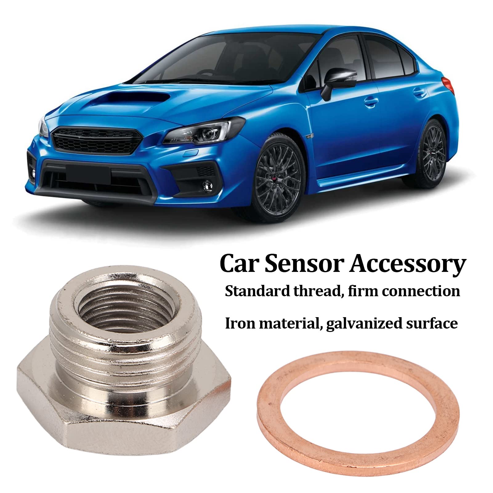 Wtyczka czujnika tlenu O2, adapter metalowy, M18x1,5, M12x1,25, gwint O2, wtyczka transformatora, akcesoria samochodowe do motocykli i innych środków transportu