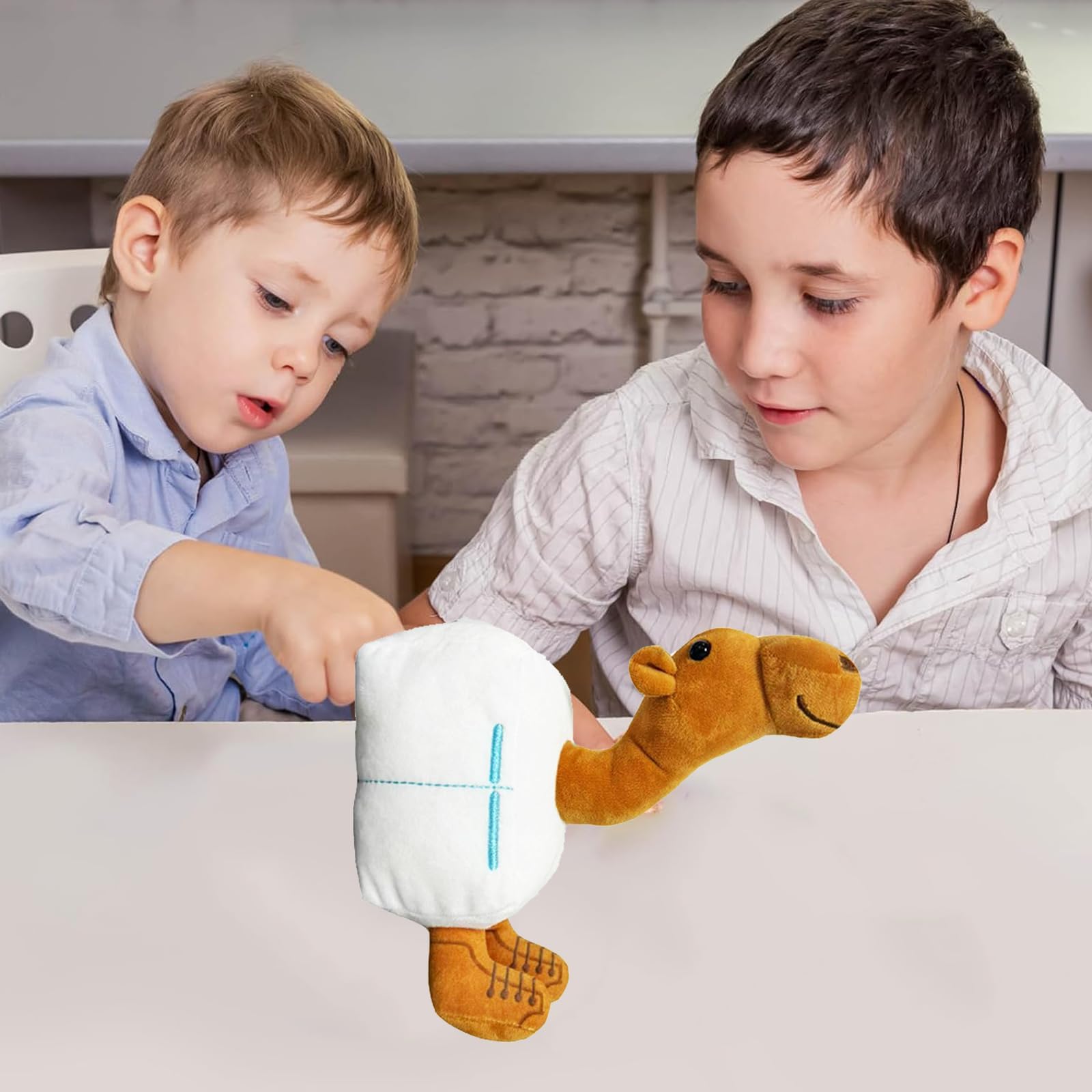 Buildcon Camel Toy for Kids, 22 * 23 cm / 8.7 * 9.1 in Collectibles, Camel Toy, Collectibles, Soft Stuffed Animal for Home Decor, Gifts 1