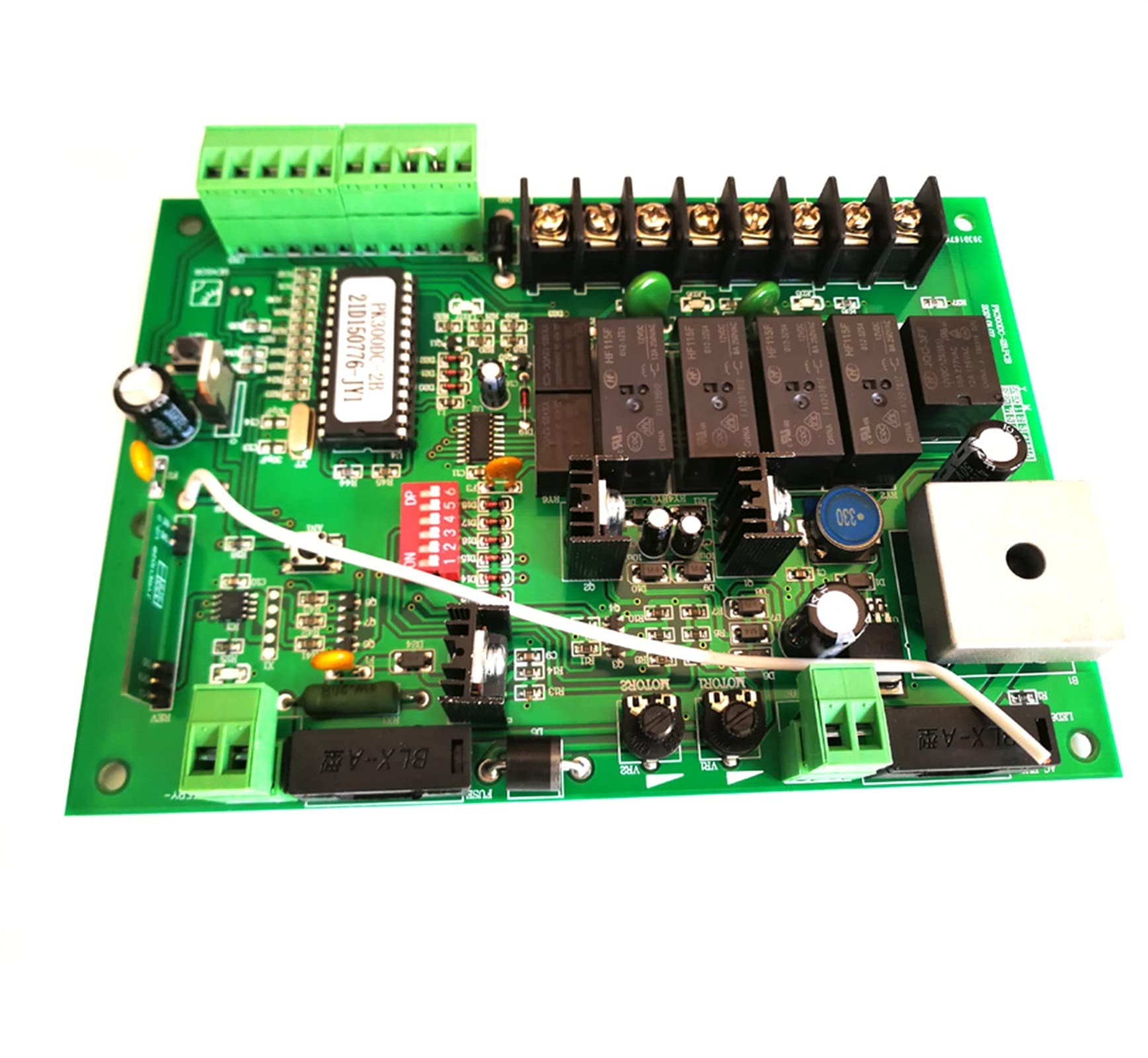 Cierrapuertas Automático, 2 4VDC Placa Base De La Unidad Control Del Abridor Puerta Giro TARJETA DE CIRCUITO IMPRESO Tarjeta Circuito Controlador Motor For Solar(2 remote control kit)